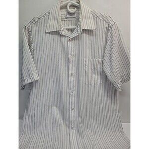 The American Edition Collection Men's Vintage Striped Button Up Shirt Size 15.5
